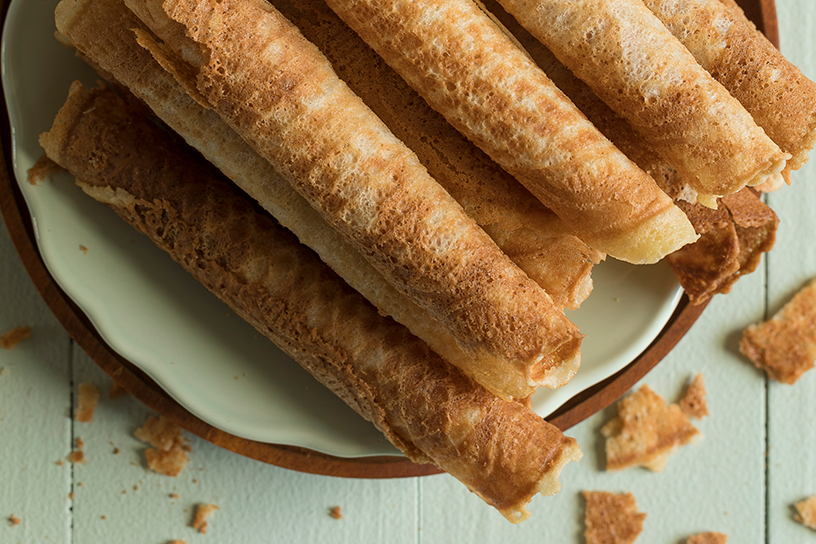 zelfgebakken kniepertjes op een bord